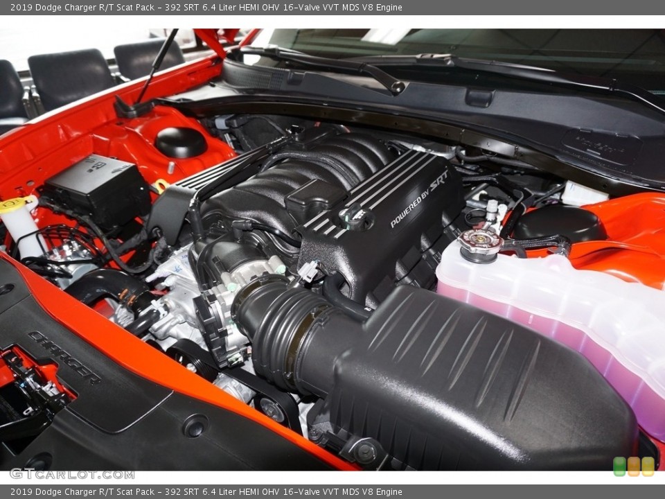 392 SRT 6.4 Liter HEMI OHV 16-Valve VVT MDS V8 Engine for the 2019 Dodge Charger #130597002