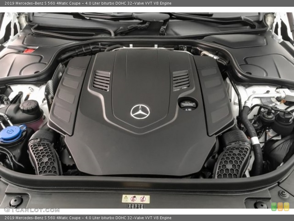 4.0 Liter biturbo DOHC 32-Valve VVT V8 Engine for the 2019 Mercedes-Benz S #130641804