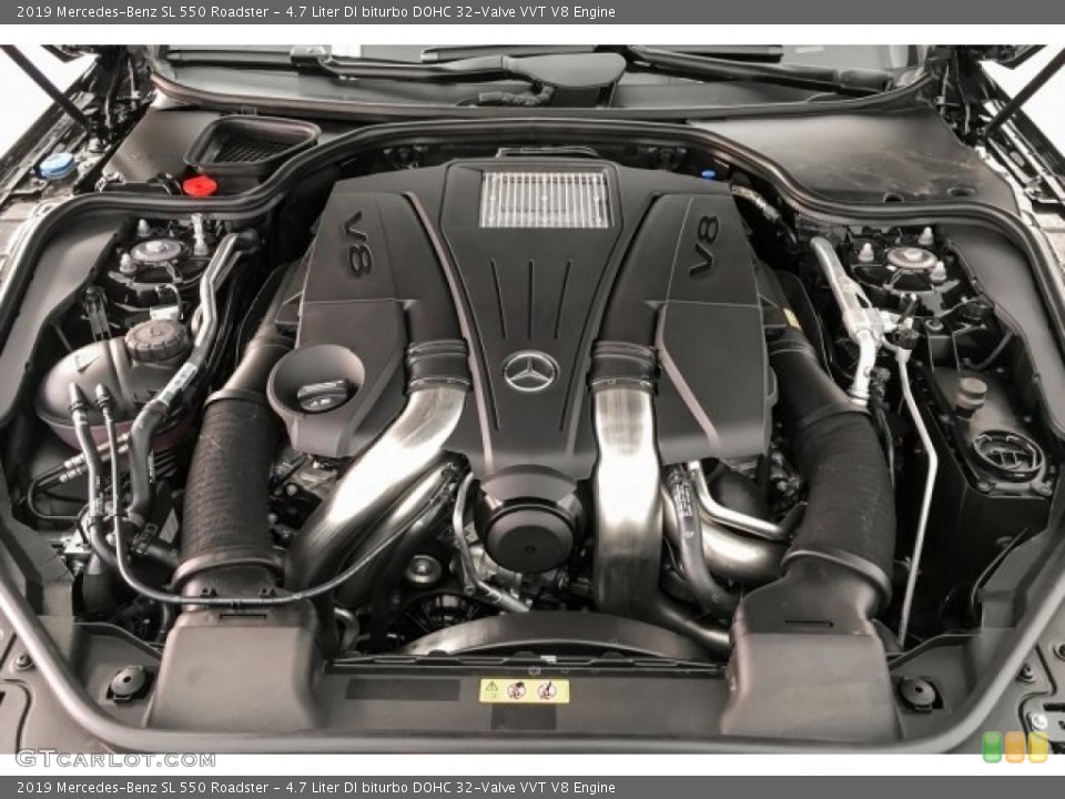 4.7 Liter DI biturbo DOHC 32-Valve VVT V8 Engine for the 2019 Mercedes-Benz SL #130704241