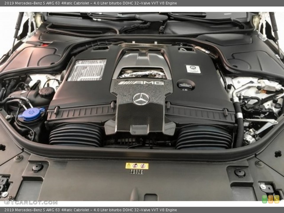 4.0 Liter biturbo DOHC 32-Valve VVT V8 Engine for the 2019 Mercedes-Benz S #130710029