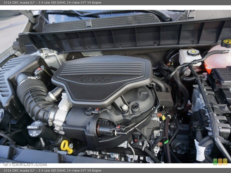3.6 Liter SIDI DOHC 24-Valve VVT V6 2019 GMC Acadia Engine