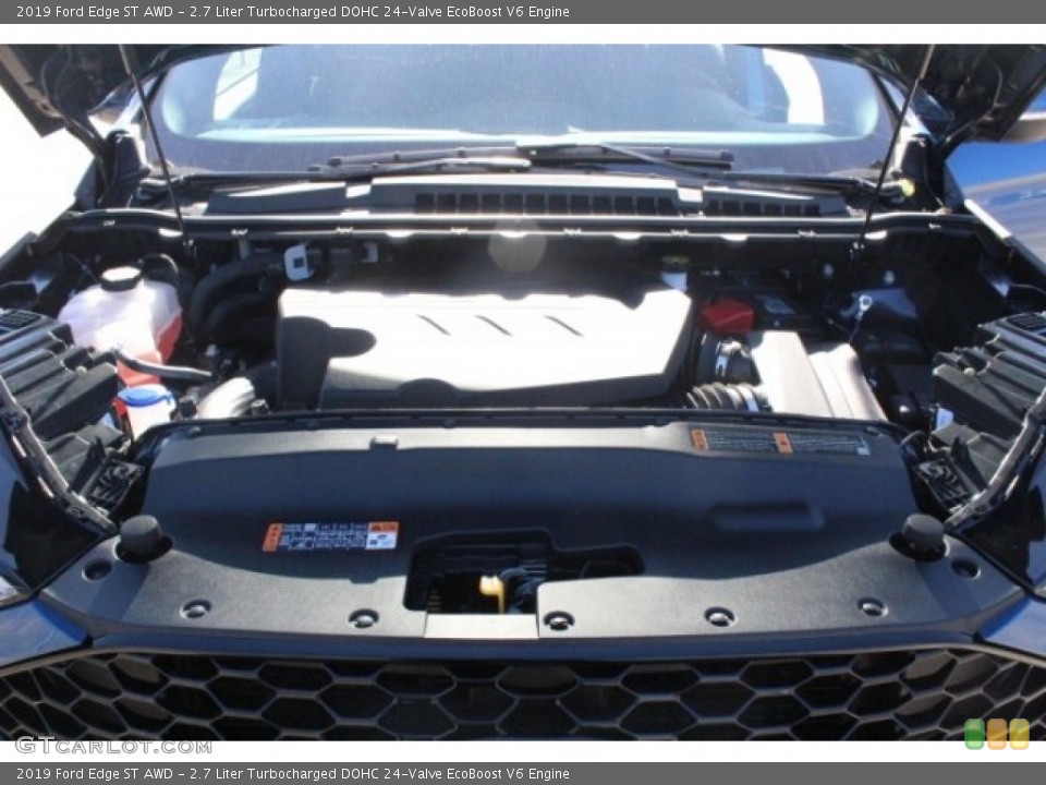 2.7 Liter Turbocharged DOHC 24-Valve EcoBoost V6 Engine for the 2019 Ford Edge #130738346