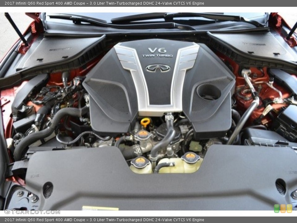 3.0 Liter Twin-Turbocharged DOHC 24-Valve CVTCS V6 Engine for the 2017 Infiniti Q60 #130779861