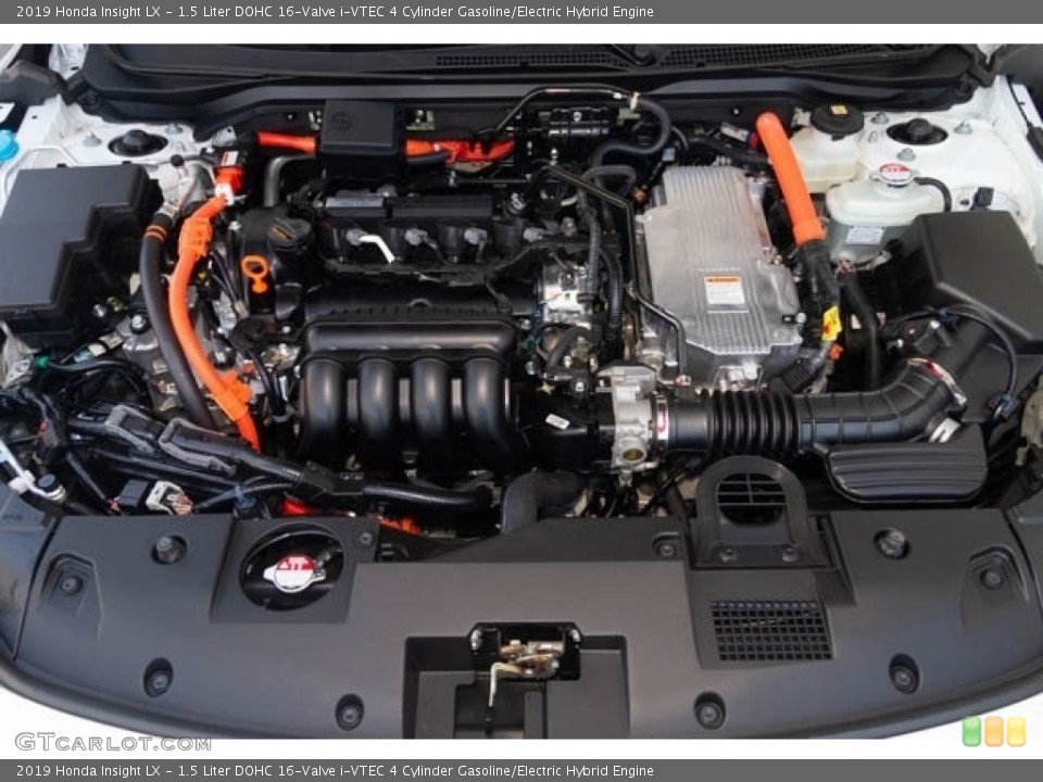 1.5 Liter DOHC 16-Valve i-VTEC 4 Cylinder Gasoline/Electric Hybrid 2019 Honda Insight Engine