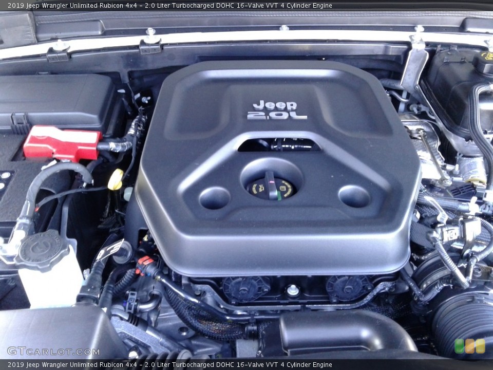 2.0 Liter Turbocharged DOHC 16-Valve VVT 4 Cylinder 2019 Jeep Wrangler Unlimited Engine
