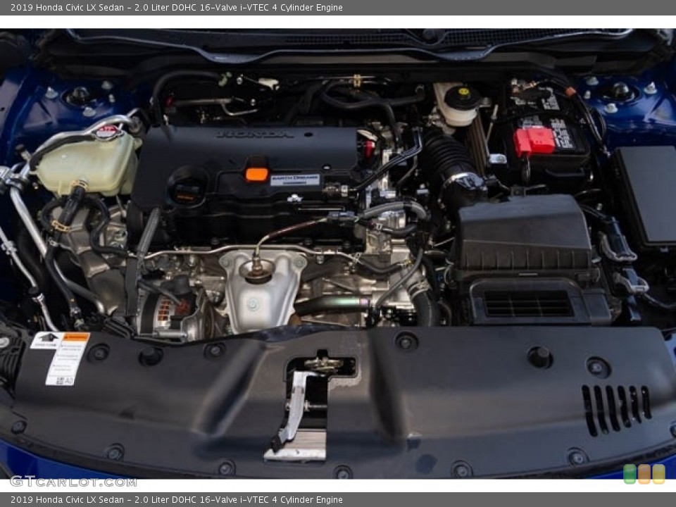 2.0 Liter DOHC 16-Valve i-VTEC 4 Cylinder Engine for the 2019 Honda Civic #130934863
