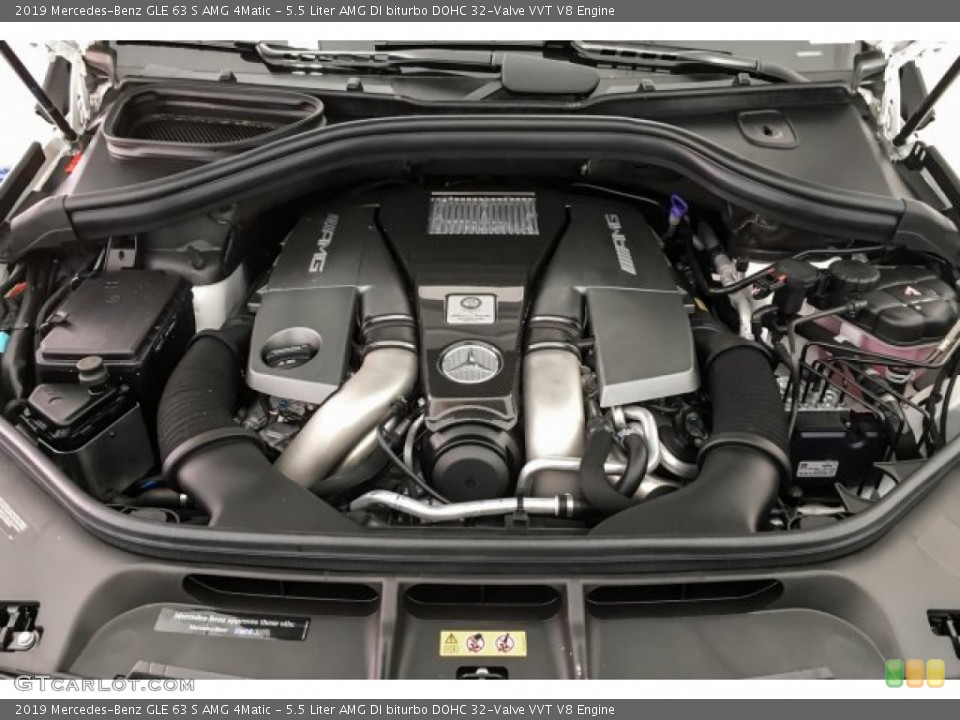 5.5 Liter AMG DI biturbo DOHC 32-Valve VVT V8 Engine for the 2019 Mercedes-Benz GLE #130955376