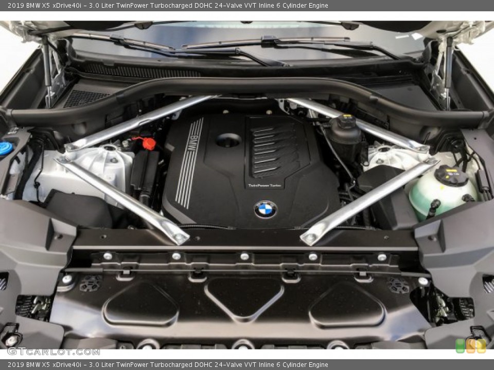 3.0 Liter TwinPower Turbocharged DOHC 24-Valve VVT Inline 6 Cylinder Engine for the 2019 BMW X5 #130993931