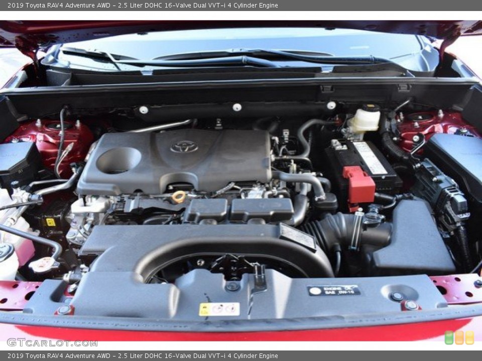 2.5 Liter DOHC 16-Valve Dual VVT-i 4 Cylinder Engine for the 2019 Toyota RAV4 #131022222