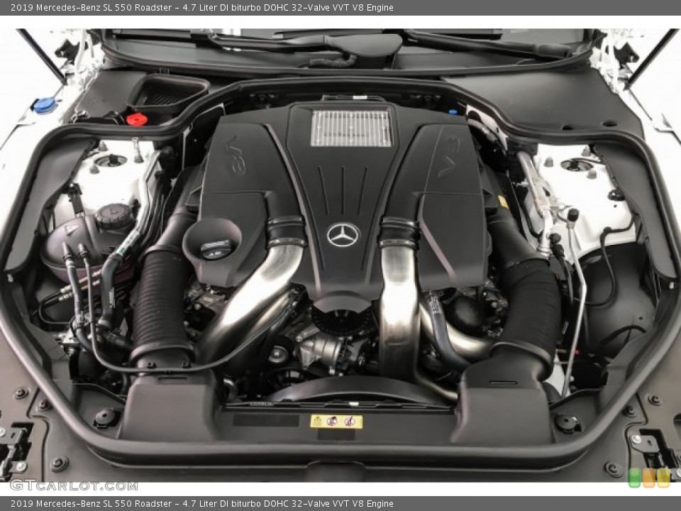 4.7 Liter DI biturbo DOHC 32-Valve VVT V8 Engine for the 2019 Mercedes-Benz SL #131068172