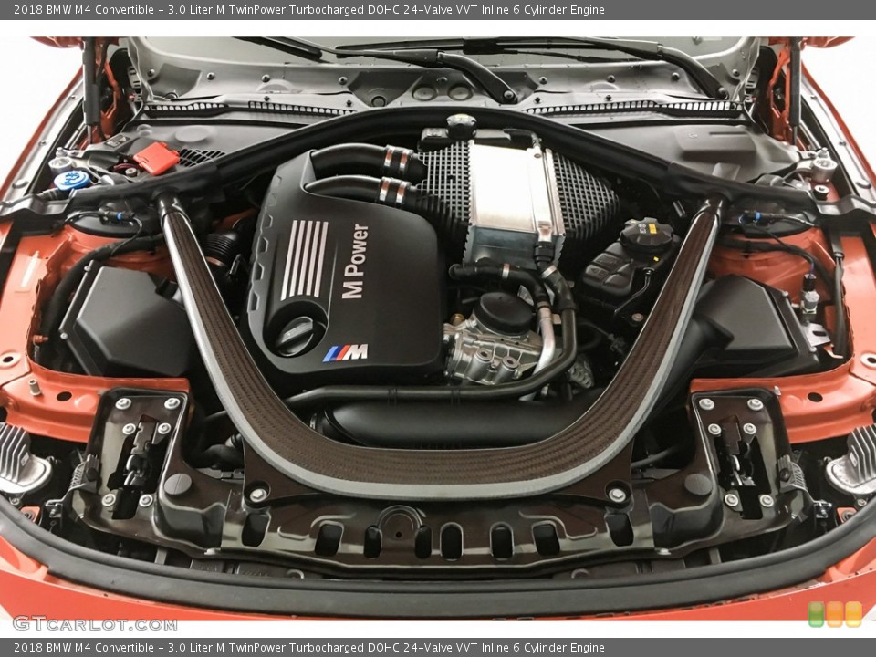 3.0 Liter M TwinPower Turbocharged DOHC 24-Valve VVT Inline 6 Cylinder Engine for the 2018 BMW M4 #131127542
