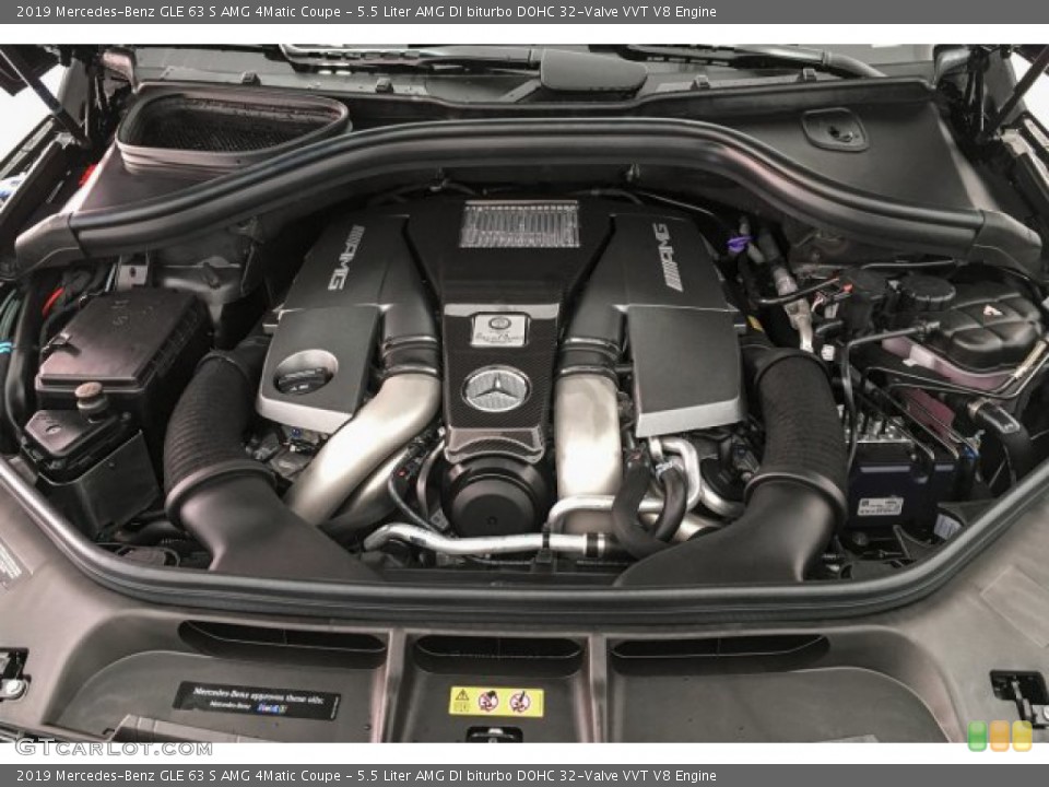 5.5 Liter AMG DI biturbo DOHC 32-Valve VVT V8 Engine for the 2019 Mercedes-Benz GLE #131143814
