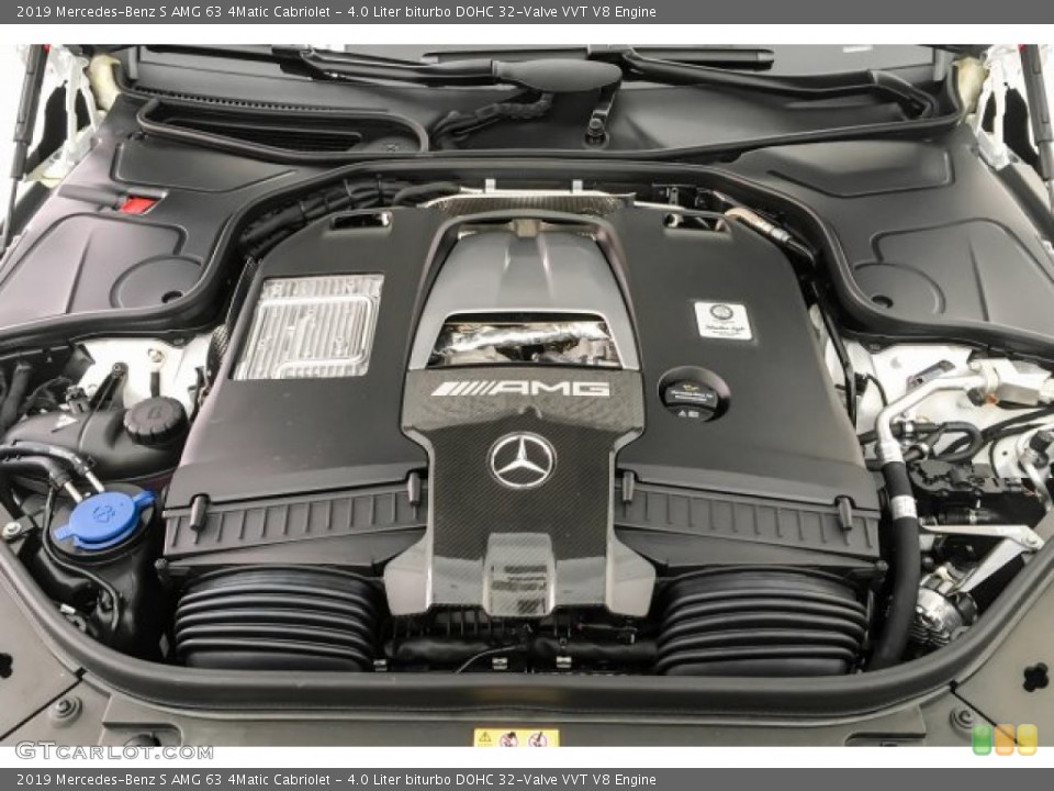 4.0 Liter biturbo DOHC 32-Valve VVT V8 Engine for the 2019 Mercedes-Benz S #131173274