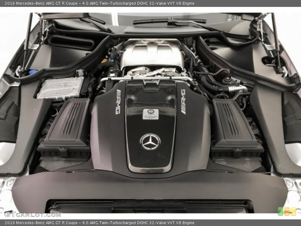 4.0 AMG Twin-Turbocharged DOHC 32-Valve VVT V8 Engine for the 2019 Mercedes-Benz AMG GT #131174975