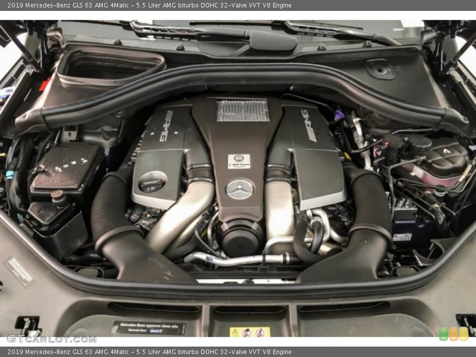 5.5 Liter AMG biturbo DOHC 32-Valve VVT V8 Engine for the 2019 Mercedes-Benz GLS #131193561