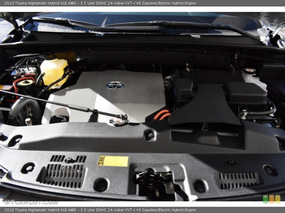 3.5 Liter DOHC 24-Valve VVT-i V6 Gasoline/Electric Hybrid Engine for the 2019 Toyota Highlander #131303070
