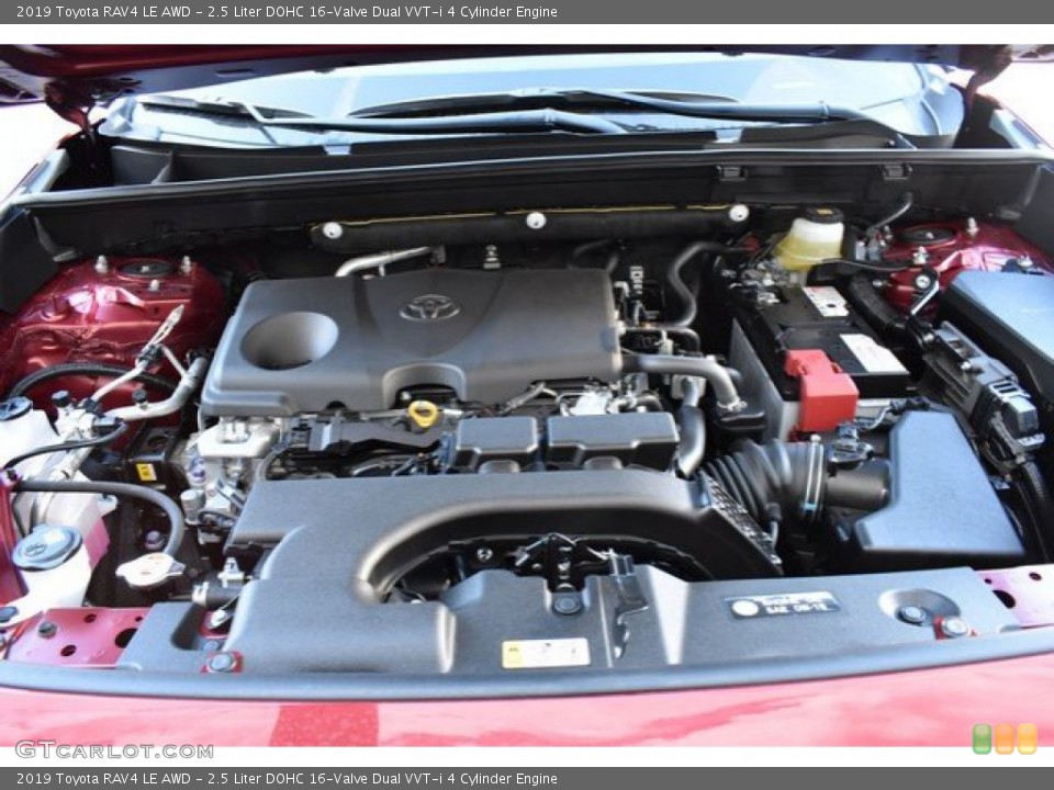 2.5 Liter DOHC 16-Valve Dual VVT-i 4 Cylinder Engine for the 2019 Toyota RAV4 #131337591