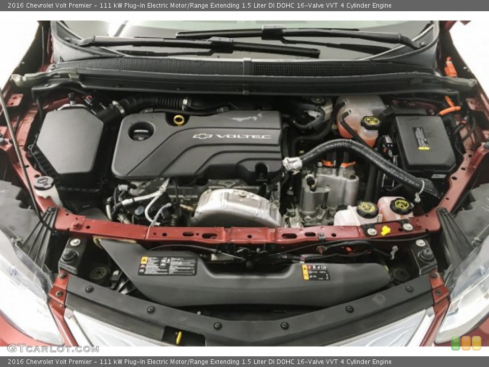 111 kW Plug-In Electric Motor/Range Extending 1.5 Liter DI DOHC 16-Valve VVT 4 Cylinder Engine for the 2016 Chevrolet Volt #131378393