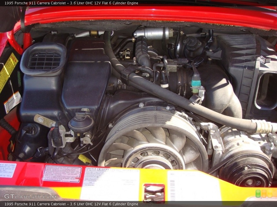 3.6 Liter OHC 12V Flat 6 Cylinder Engine for the 1995 Porsche 911 #131379542