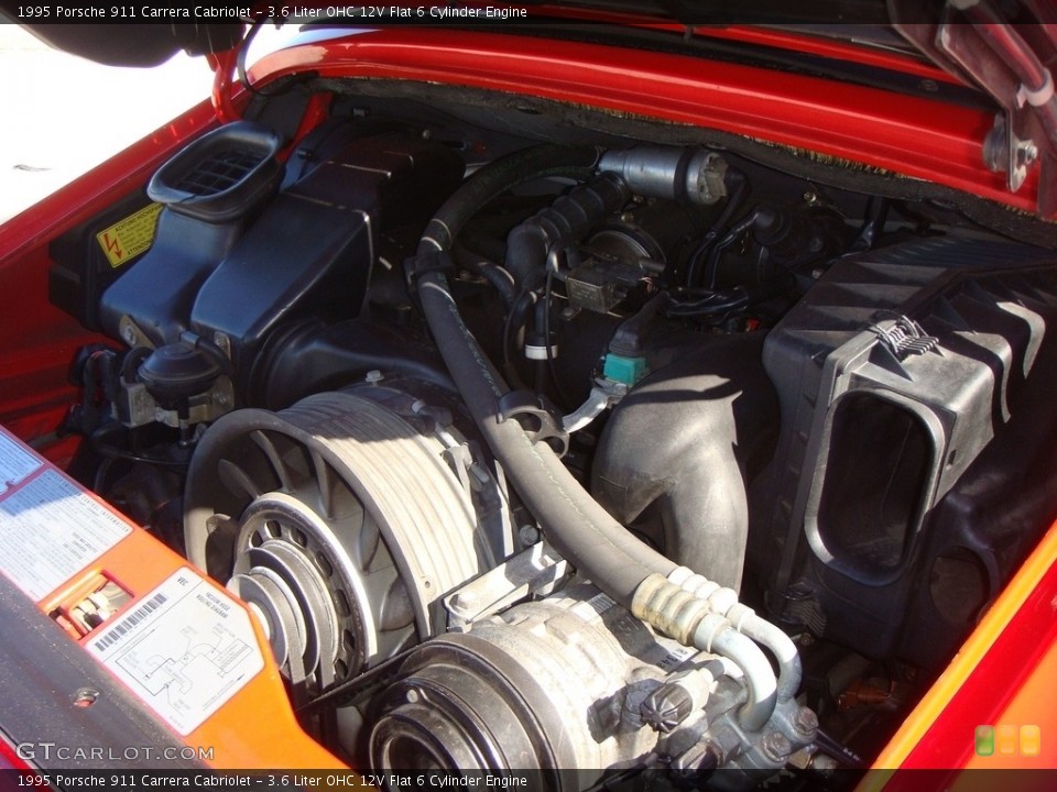 3.6 Liter OHC 12V Flat 6 Cylinder Engine for the 1995 Porsche 911 #131379572