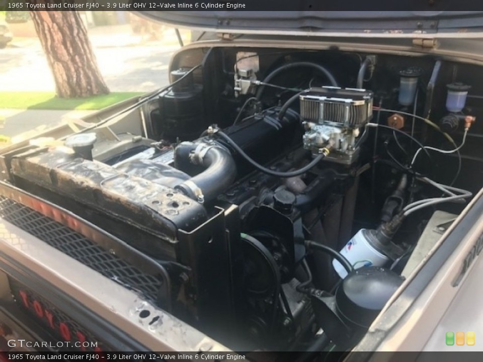 3.9 Liter OHV 12-Valve Inline 6 Cylinder 1965 Toyota Land Cruiser Engine