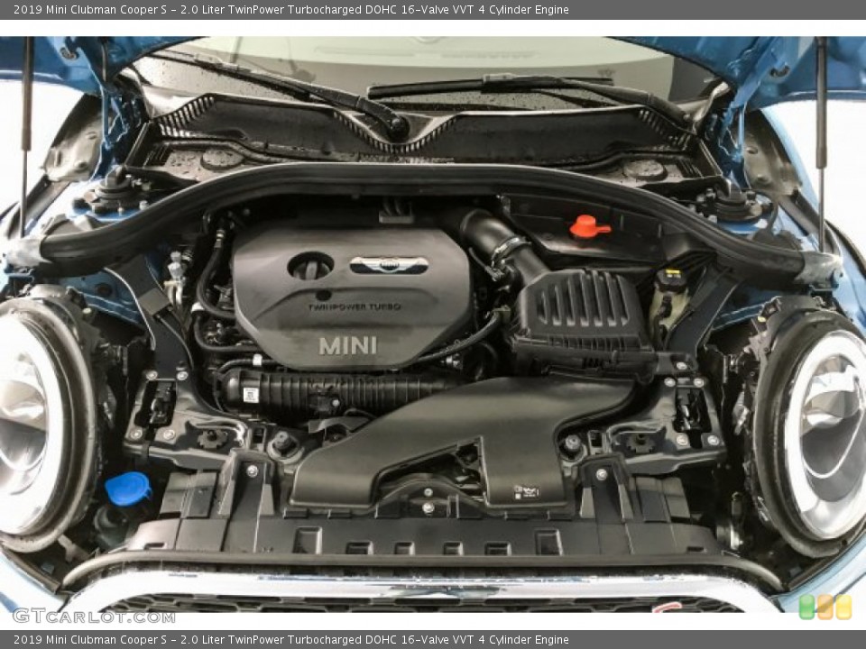 2.0 Liter TwinPower Turbocharged DOHC 16-Valve VVT 4 Cylinder 2019 Mini Clubman Engine