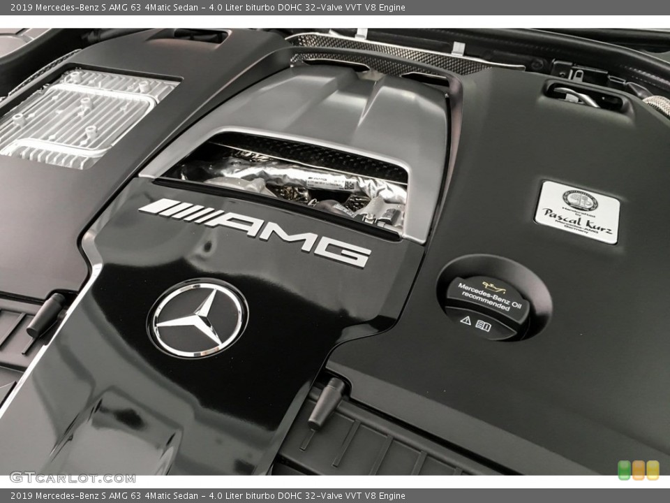 4.0 Liter biturbo DOHC 32-Valve VVT V8 Engine for the 2019 Mercedes-Benz S #131450239