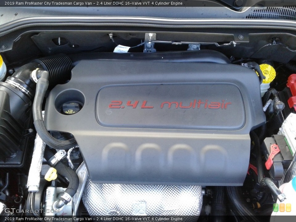 2.4 Liter DOHC 16-Valve VVT 4 Cylinder 2019 Ram ProMaster City Engine