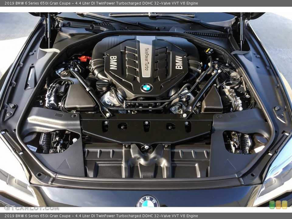 4.4 Liter DI TwinPower Turbocharged DOHC 32-Valve VVT V8 2019 BMW 6 Series Engine