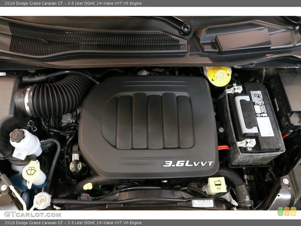 3.6 Liter DOHC 24-Valve VVT V6 2019 Dodge Grand Caravan Engine