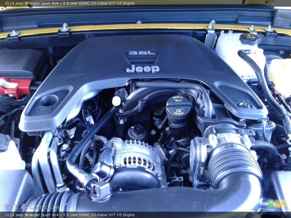 3.6 Liter DOHC 24-Valve VVT V6 Engine for the 2019 Jeep Wrangler #131634078