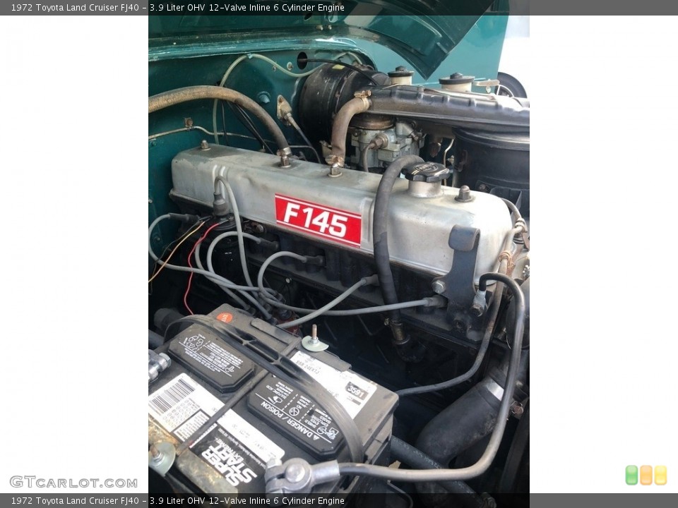 3.9 Liter OHV 12-Valve Inline 6 Cylinder 1972 Toyota Land Cruiser Engine