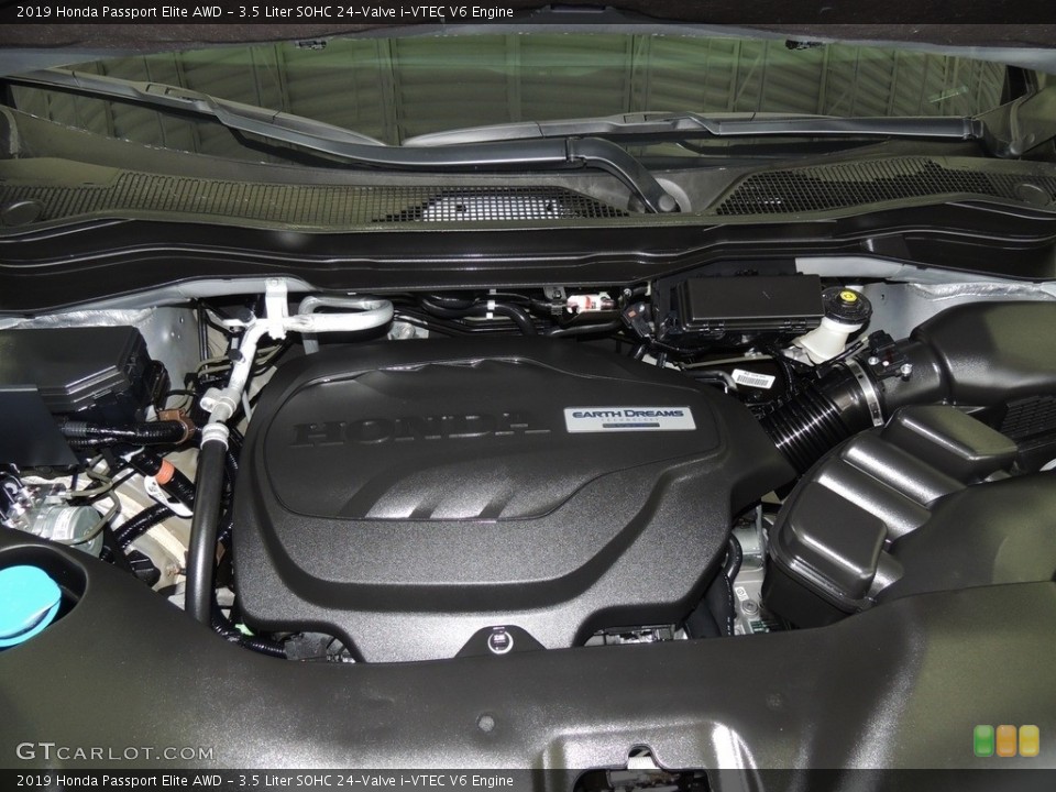 3.5 Liter SOHC 24-Valve i-VTEC V6 2019 Honda Passport Engine