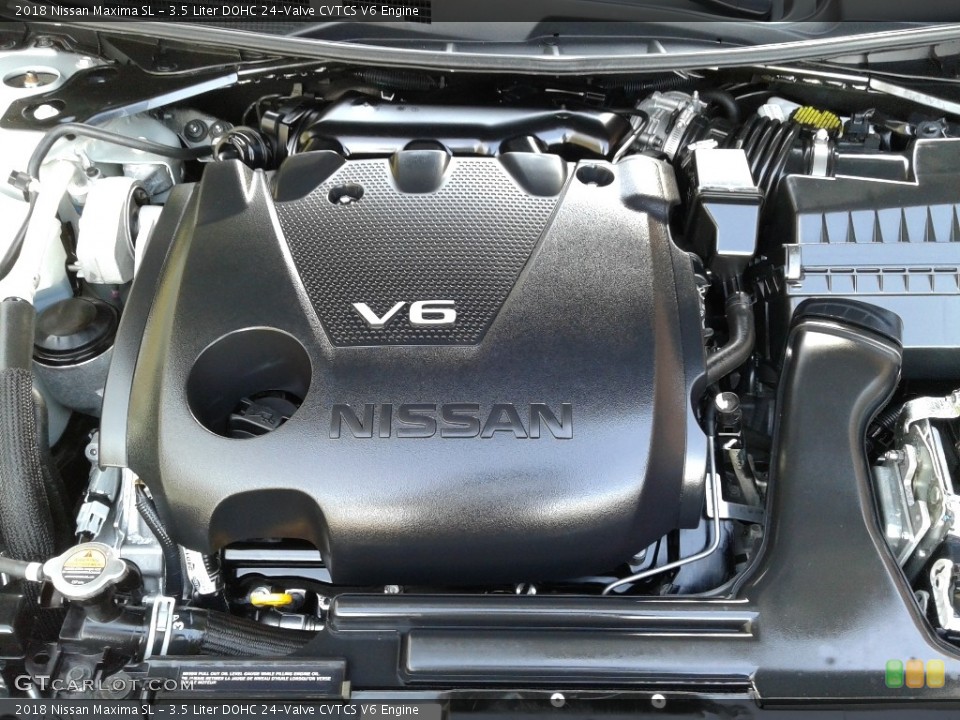 3.5 Liter DOHC 24-Valve CVTCS V6 2018 Nissan Maxima Engine
