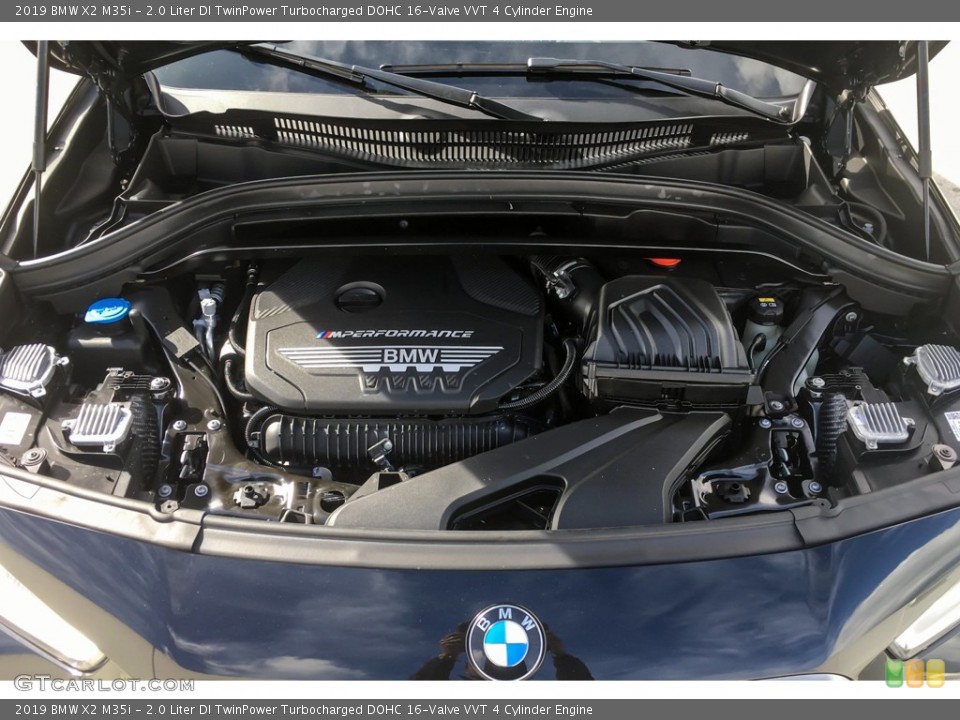 2.0 Liter DI TwinPower Turbocharged DOHC 16-Valve VVT 4 Cylinder 2019 BMW X2 Engine