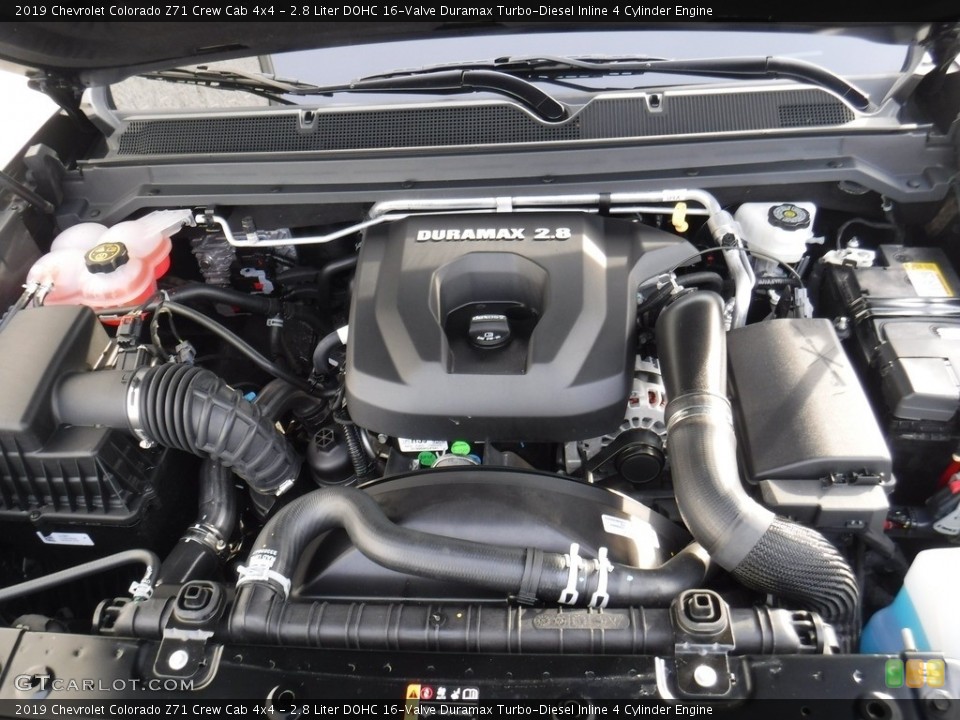 2.8 Liter DOHC 16-Valve Duramax Turbo-Diesel Inline 4 Cylinder 2019 Chevrolet Colorado Engine