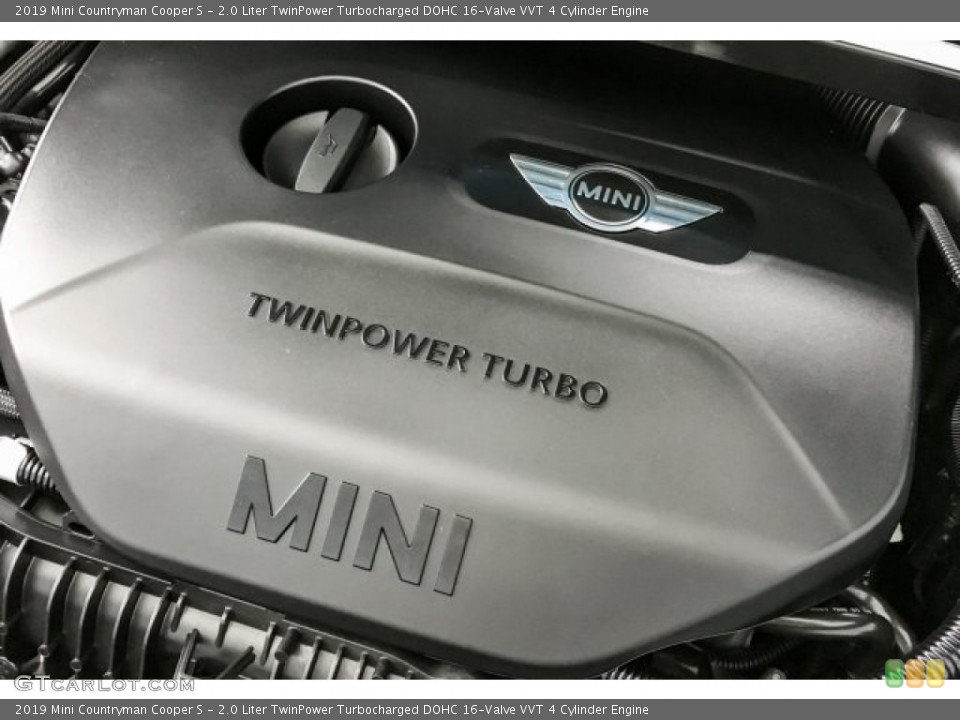 2.0 Liter TwinPower Turbocharged DOHC 16-Valve VVT 4 Cylinder 2019 Mini Countryman Engine