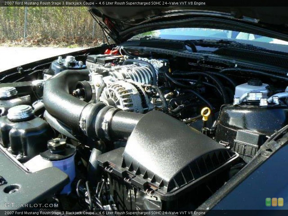 4.6 Liter Roush Supercharged SOHC 24-Valve VVT V8 Engine for the 2007 Ford Mustang #13216853