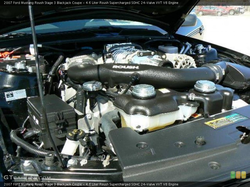 4.6 Liter Roush Supercharged SOHC 24-Valve VVT V8 Engine for the 2007 Ford Mustang #13216868