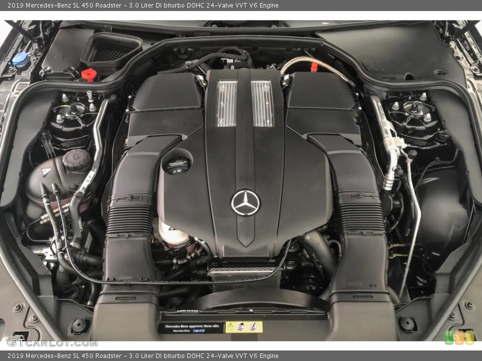 3.0 Liter DI biturbo DOHC 24-Valve VVT V6 Engine for the 2019 Mercedes-Benz SL #132191114