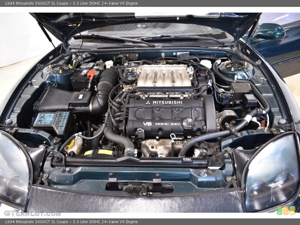 3.0 Liter DOHC 24-Valve V6 1994 Mitsubishi 3000GT Engine