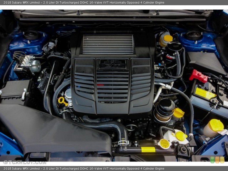 2.0 Liter DI Turbocharged DOHC 16-Valve VVT Horizontally Opposed 4 Cylinder Engine for the 2018 Subaru WRX #132317754