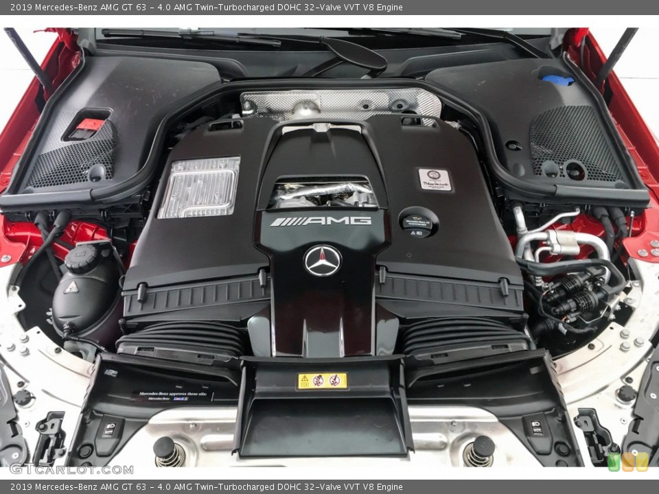 4.0 AMG Twin-Turbocharged DOHC 32-Valve VVT V8 Engine for the 2019 Mercedes-Benz AMG GT #132388117