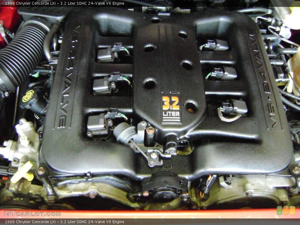 3.2 Liter SOHC 24-Valve V6 1999 Chrysler Concorde Engine