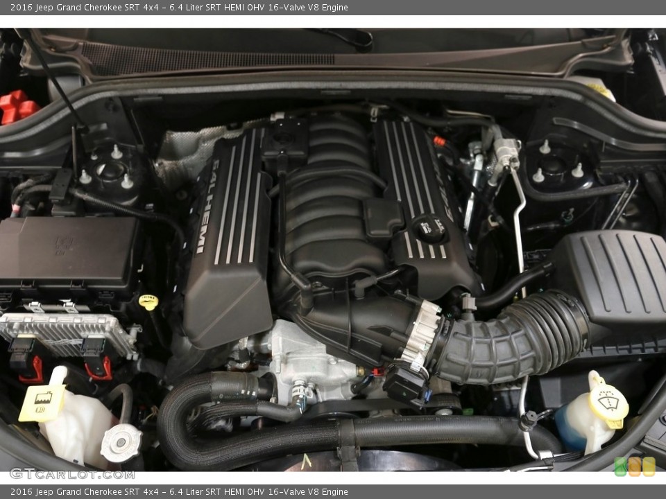 6.4 Liter SRT HEMI OHV 16-Valve V8 2016 Jeep Grand Cherokee Engine