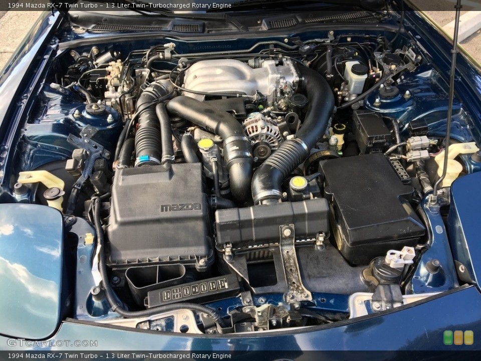 1.3 Liter Twin-Turbocharged Rotary 1994 Mazda RX-7 Engine