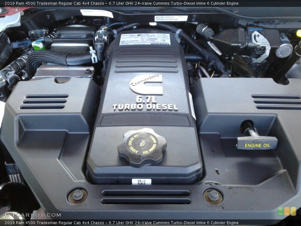 6.7 Liter OHV 24-Valve Cummins Turbo-Diesel Inline 6 Cylinder Engine for the 2019 Ram 4500 #132568217