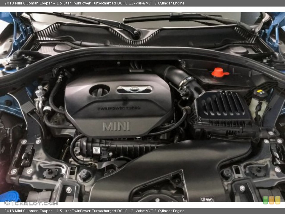 1.5 Liter TwinPower Turbocharged DOHC 12-Valve VVT 3 Cylinder 2018 Mini Clubman Engine