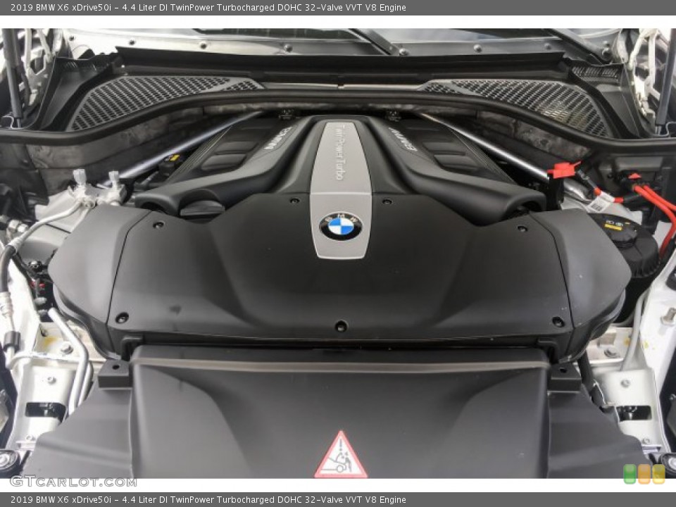 4.4 Liter DI TwinPower Turbocharged DOHC 32-Valve VVT V8 2019 BMW X6 Engine