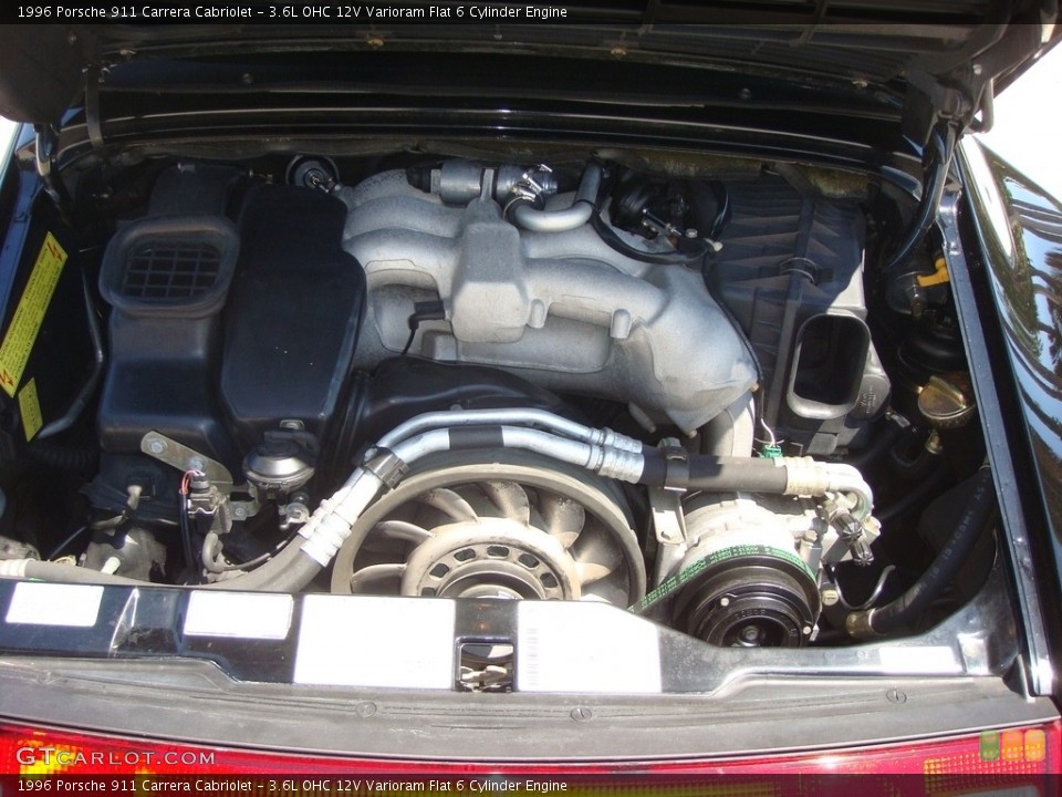 3.6L OHC 12V Varioram Flat 6 Cylinder Engine for the 1996 Porsche 911 #132694095